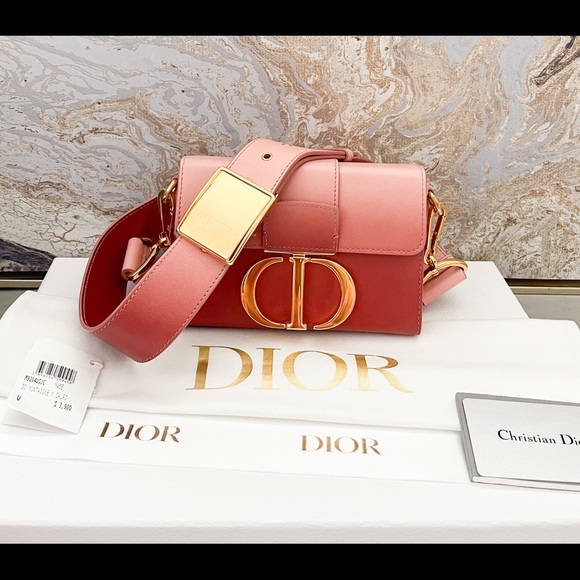 Christian Dior 30 Montaigne Ombré Box Smooth Calfskin Gradient Crossbody Bag - Picture 3 of 14